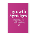 Growth & Grudges Journal – Pink A5 Lined Softcover