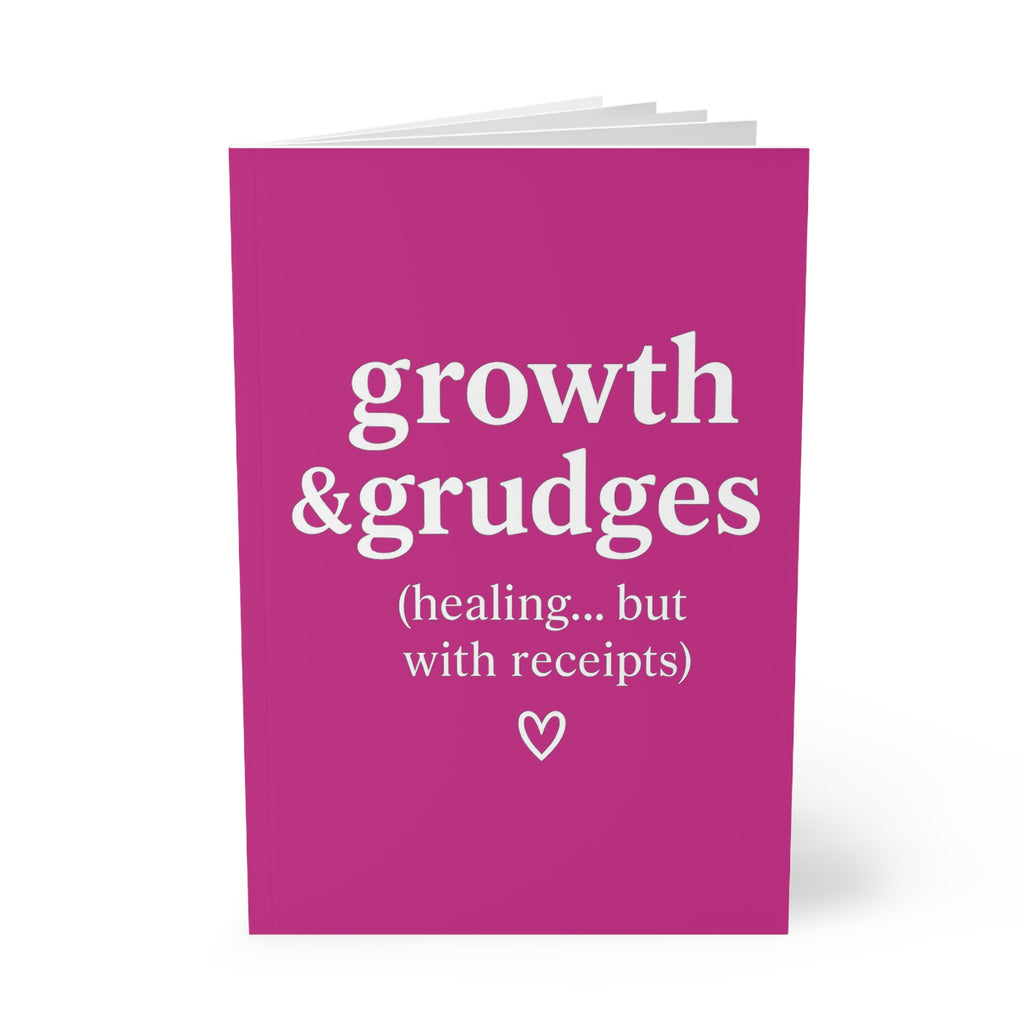 Growth & Grudges Journal – Pink A5 Lined Softcover