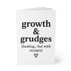 Growth & Grudges Journal – White A5 Lined Softcover