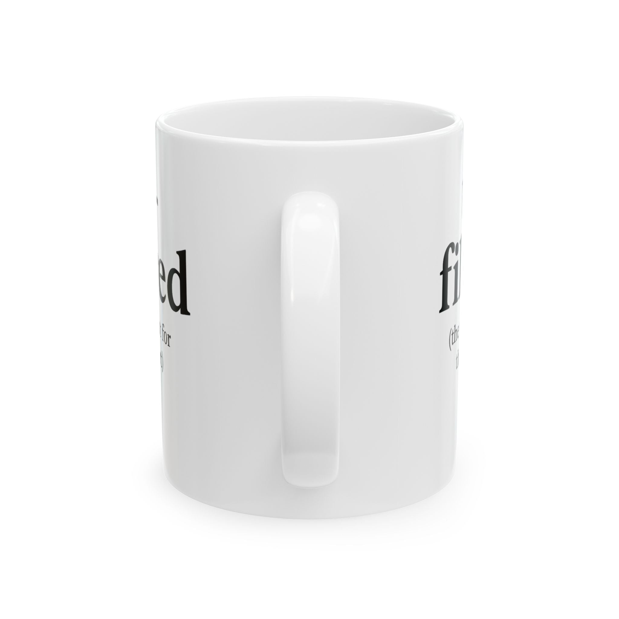 Her Mood Podcast Coffee Mug White Ceramic Cup Unfiltered (The Version of You) Dishwasher Safe Podcast Gift