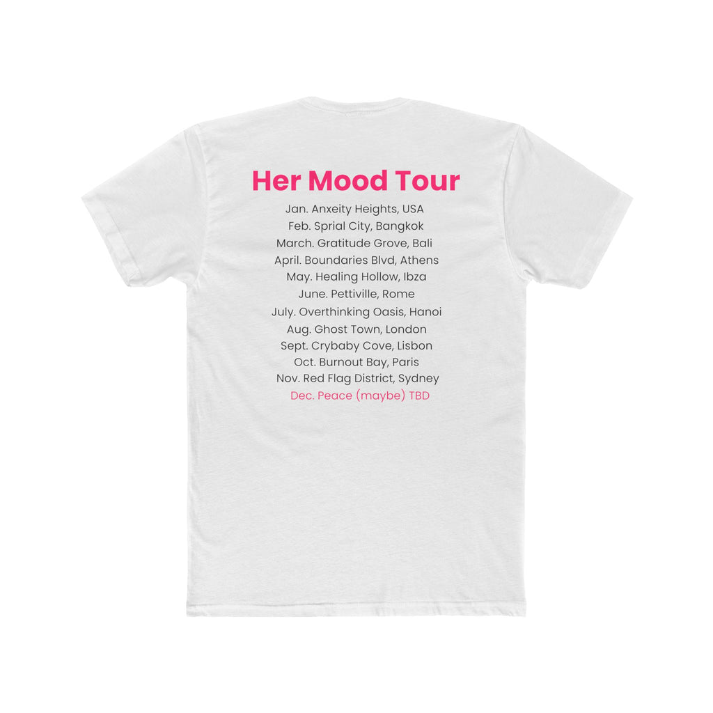 Her Mood Podcast 2024 World Tour Tee | Bella Canvas 3001 Concert Style Shirt