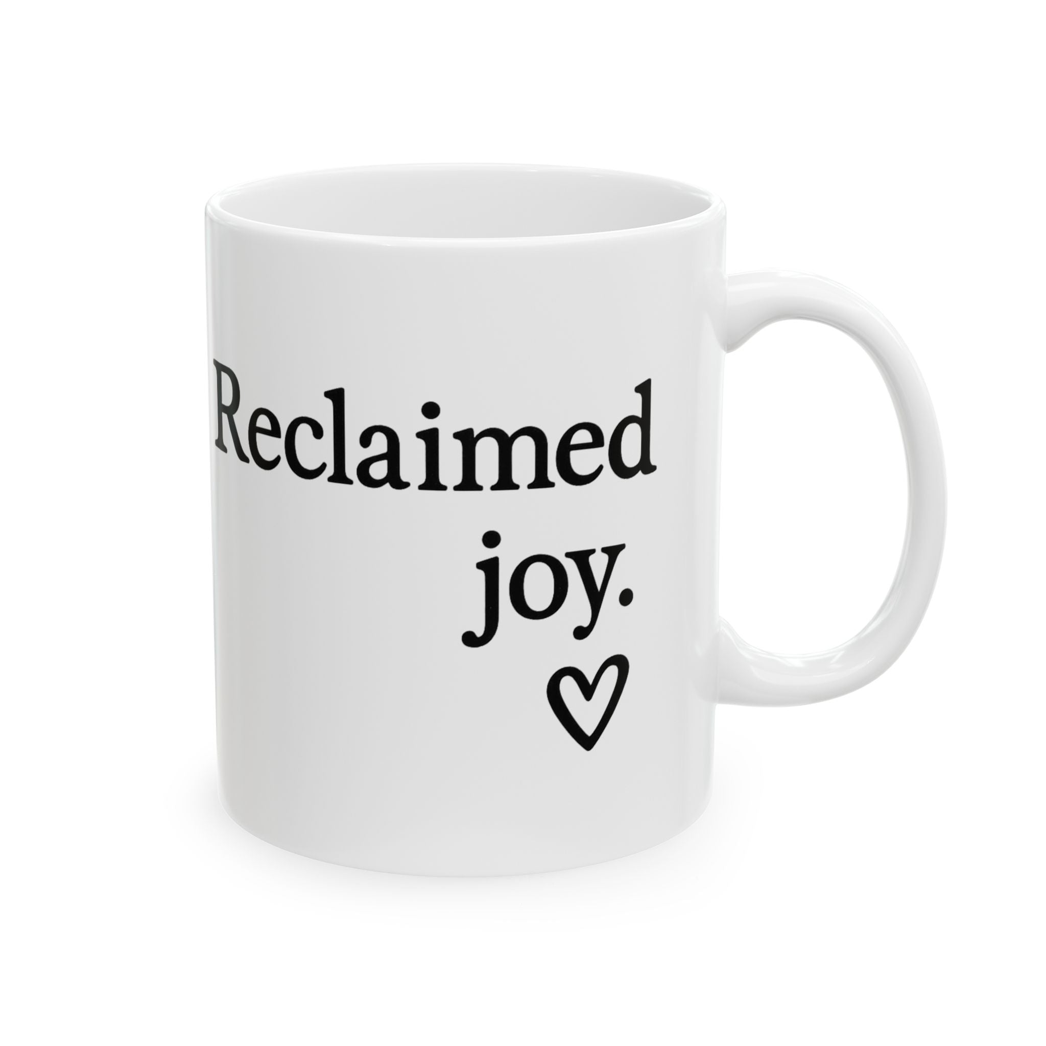 Her Mood Podcast Coffee Mug White Ceramic Cup Reclaimed Joy Dishwasher Safe Podcast Gift